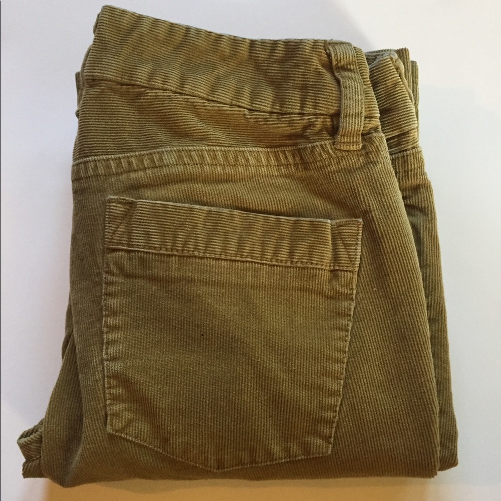 J Crew 28R Bootcut Corduroy Brown Jeans